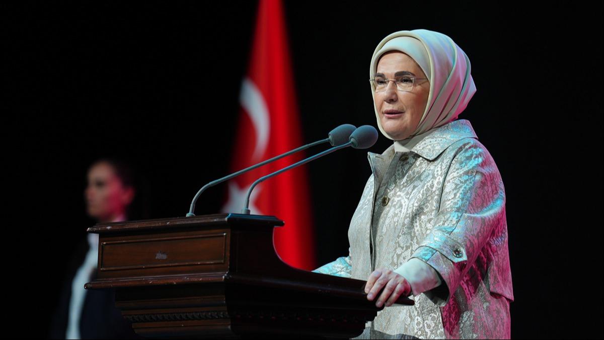 Emine Erdoan'dan Filistin'e destek mesaj: Trkiye Filistin'in her zaman yannda olacak