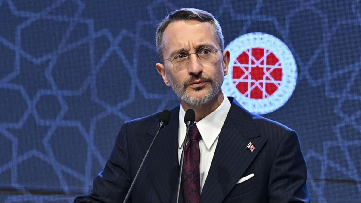 Fahrettin Altun'dan dnyaya Gazze mesaj: Zulmn karsnda yer almaya devam edeceiz