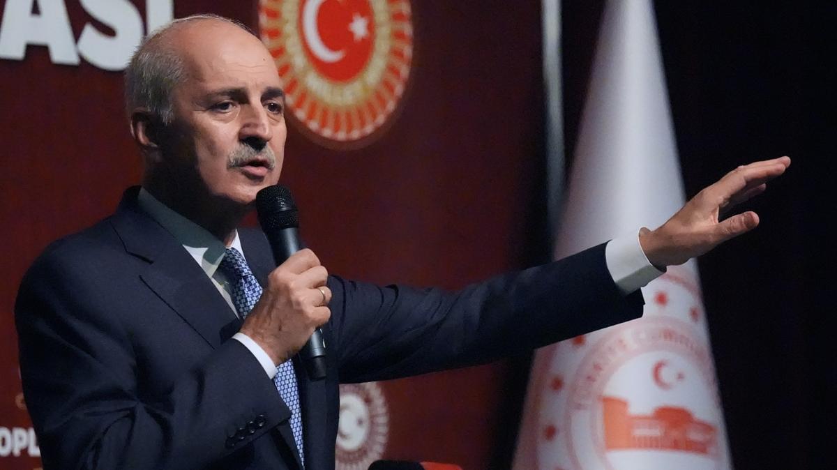 TBMM Bakan Kurtulmu: Byle bir dnyada gl olmaktan baka aremiz yok