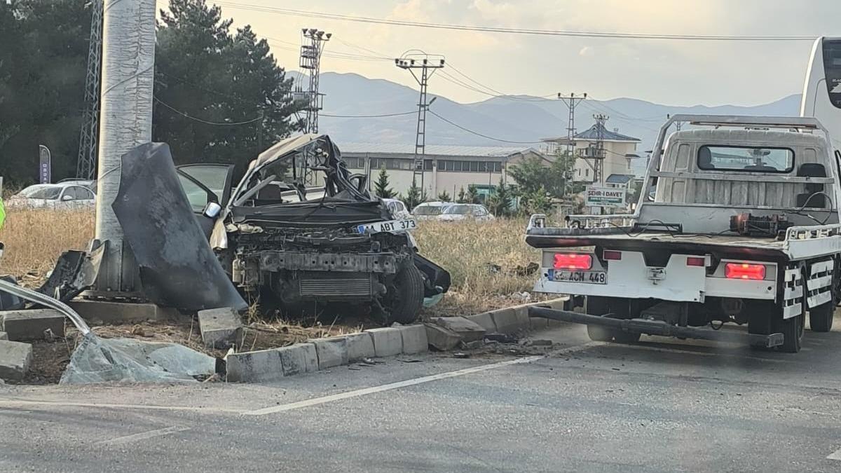 Malatya'da korkun kaza: 1 kii ld, 1 kii yaraland