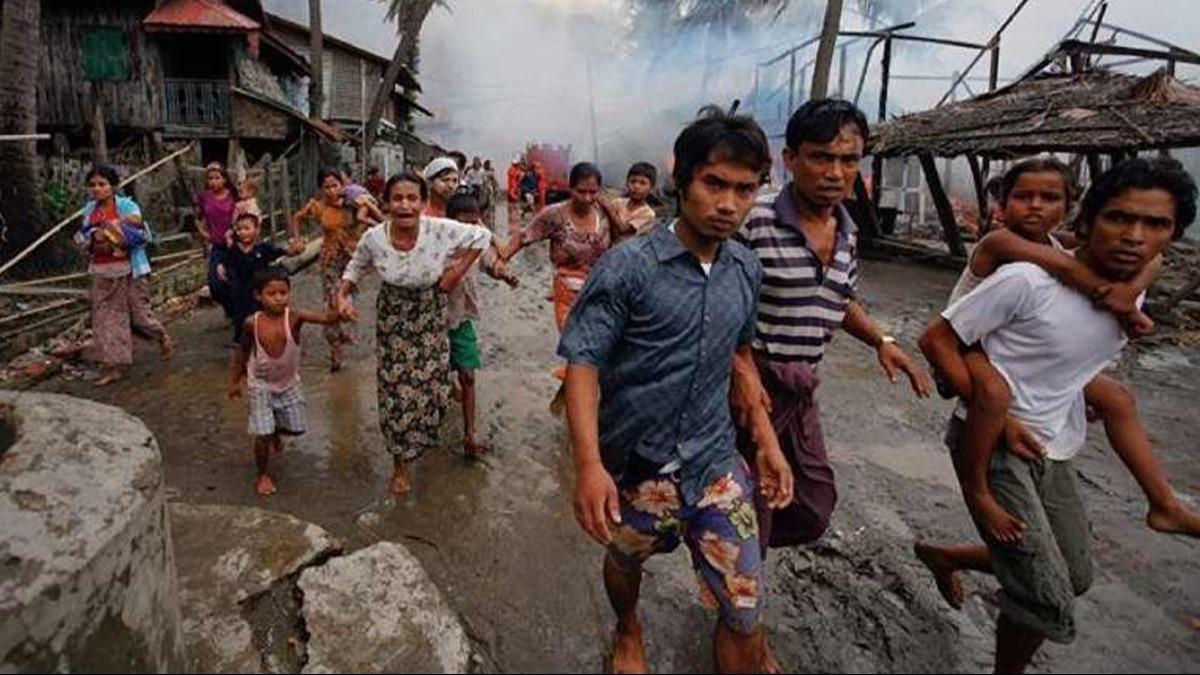 Myanmar'da i sava! Arakan'a dzenlenen hava saldrsnda 1 bebek ve 1 ocuk ld