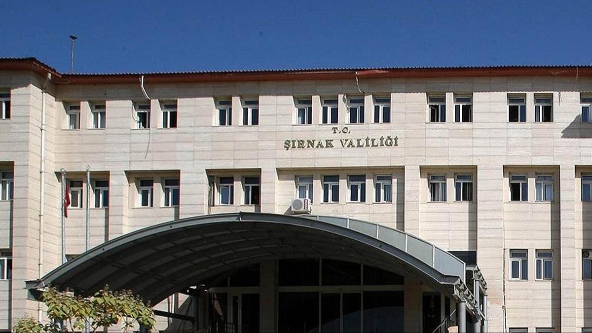 rnak'ta gsteri ve yryler 3 gn sreyle yasakland