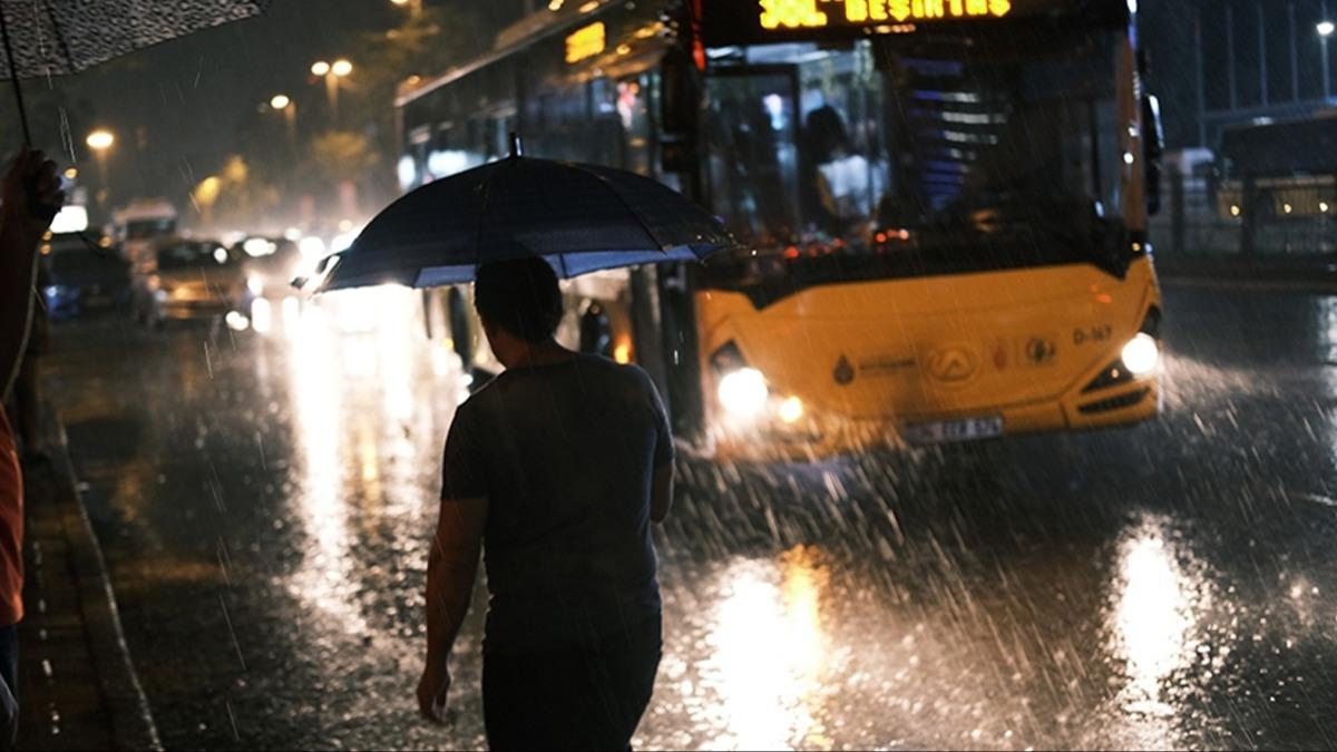 Akam saatlerinde balayan iddetli ya stanbul'da hayat durma noktasna getirdi