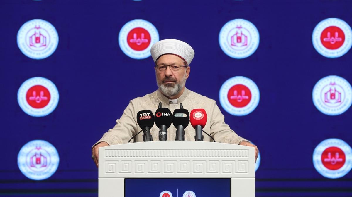 Diyanet leri Bakan Erba: Mslmanlara nemli sorumluluklar dmektedir