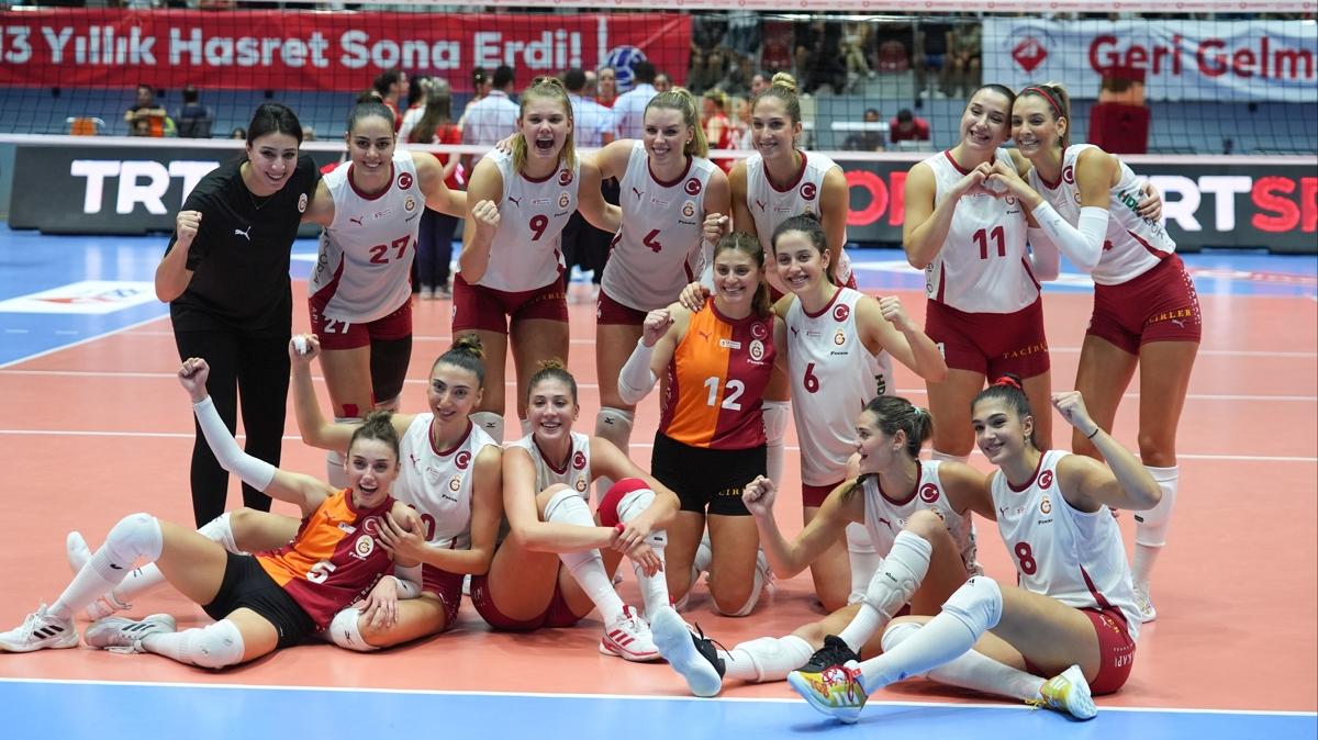 Galatasaray, CEV Challenge Kupas'nda yarn deplasmanda AO Thiras'a konuk olacak