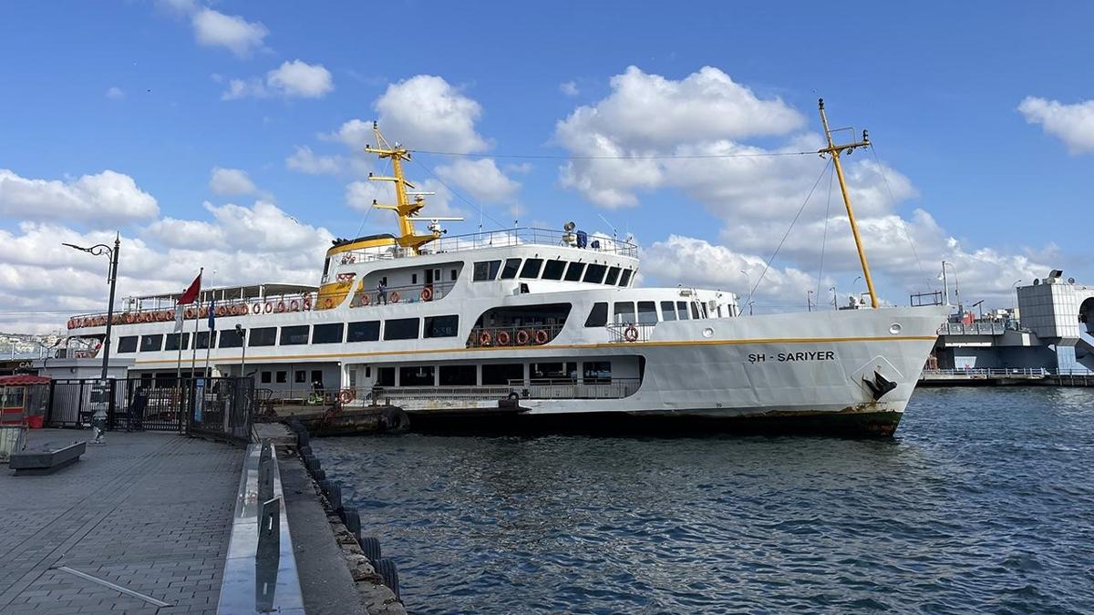 stanbul'da vapur seferlerine engel