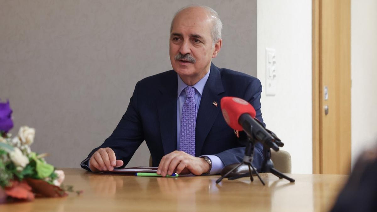 TBMM Bakan Kurtulmu: Dman bizi farkl grmezken biz niye birbirimizi farkl grelim?