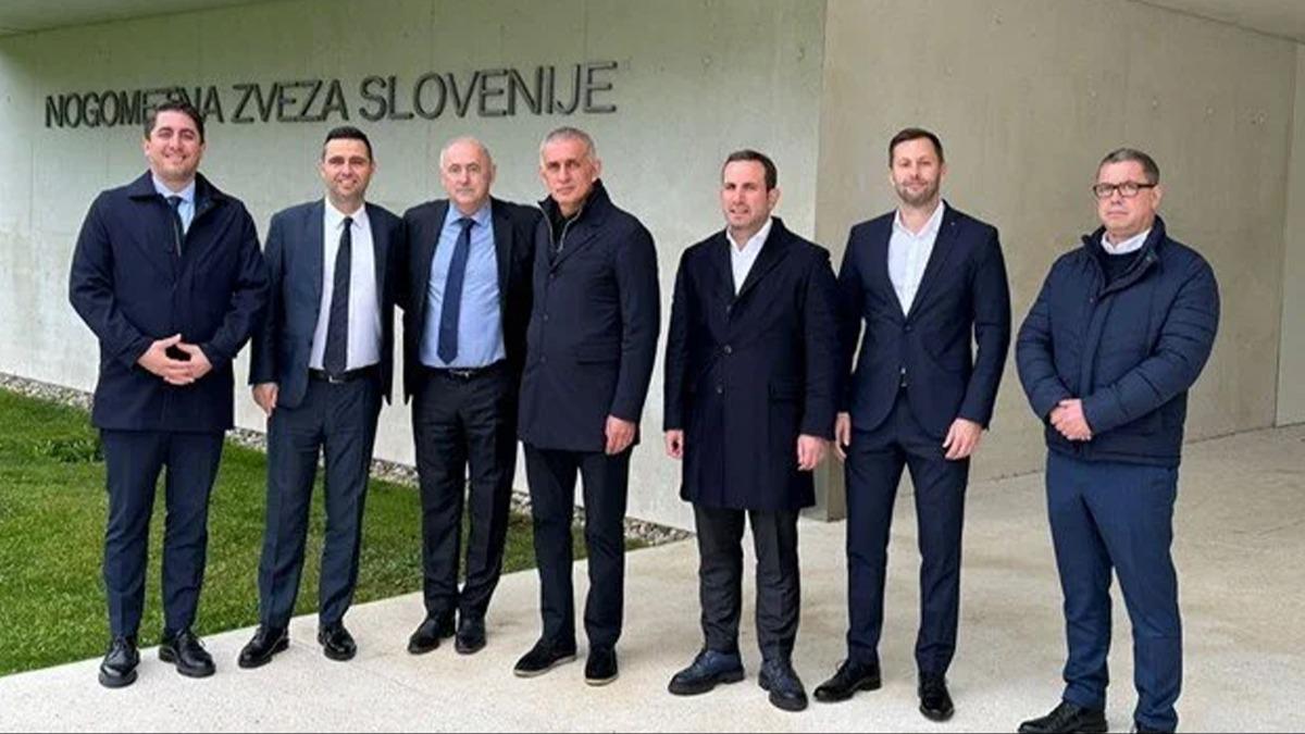 TFF Bakan Hacosmanolu, Slovenya Futbol Federasyonuna ziyarette bulundu