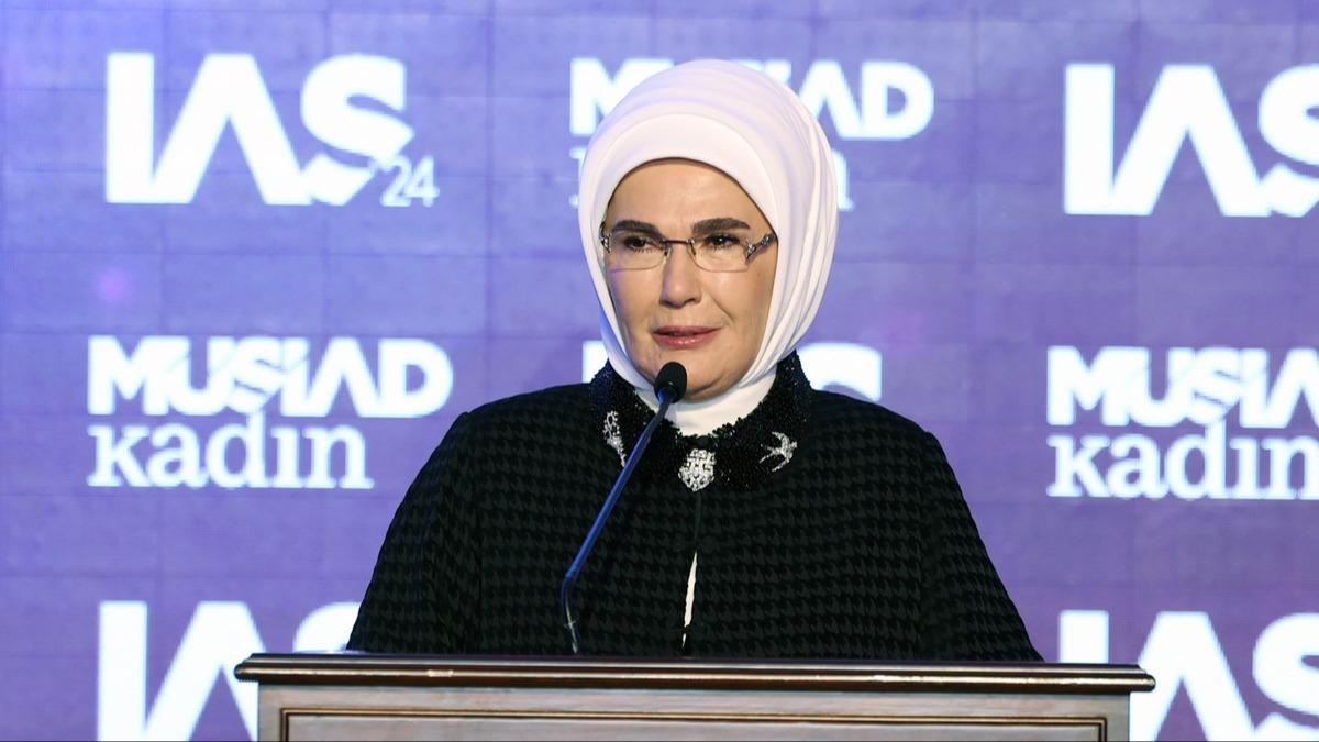 Emine Erdoan: Kadnlarmzn haklarn gvence altna alan gl bir hukuksal ve idari altyapnn temellerini attk