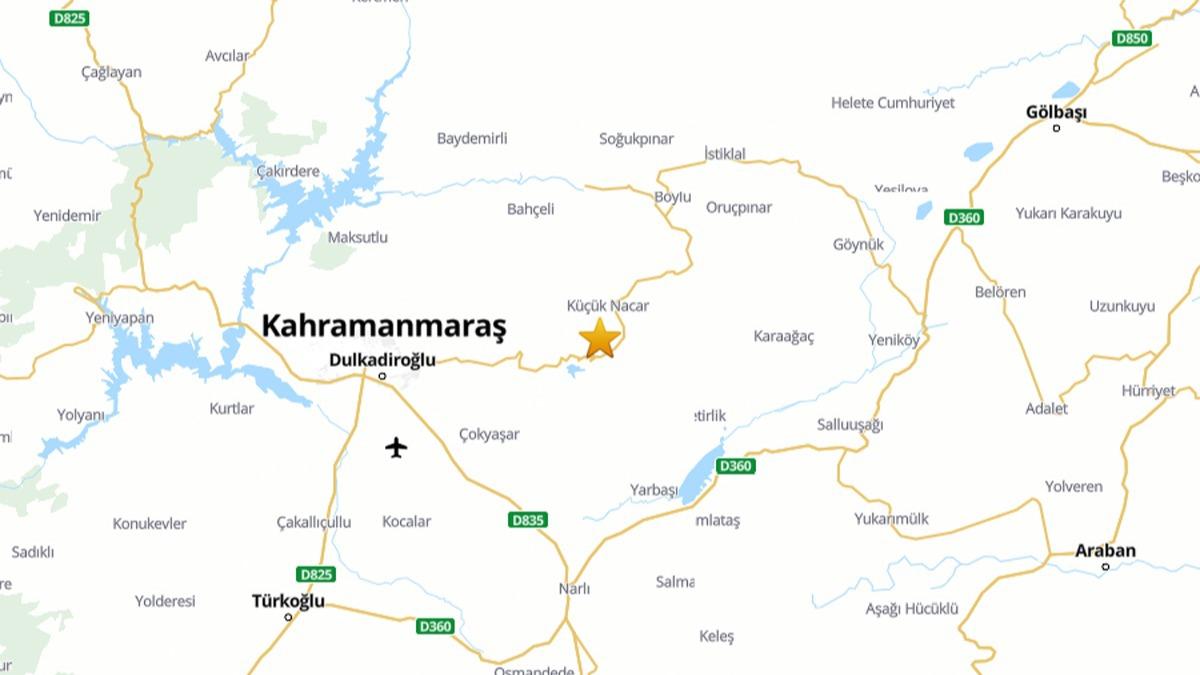 Kahramanmara'ta 4.4 byklnde deprem