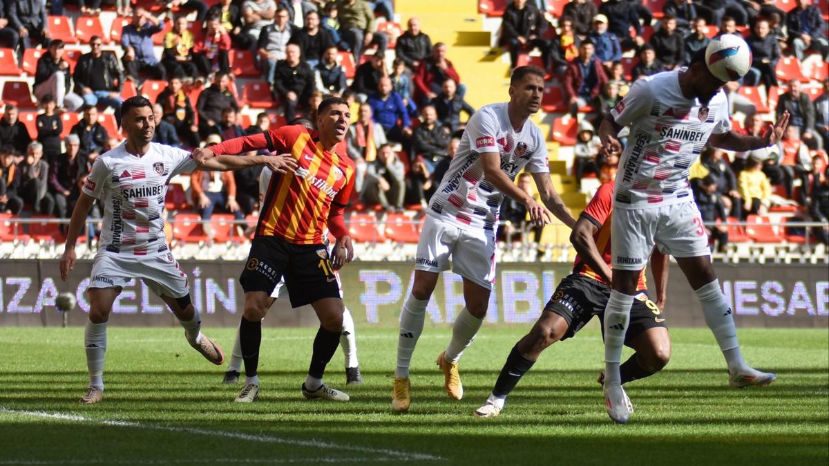 Kayserispor ve Gaziantep FK yeniemedi