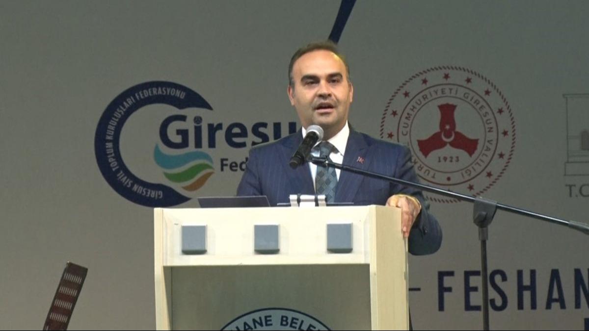 17. Giresun Tantm Gnleri'nde Bakan Kacr'dan yatrm mjdeleri