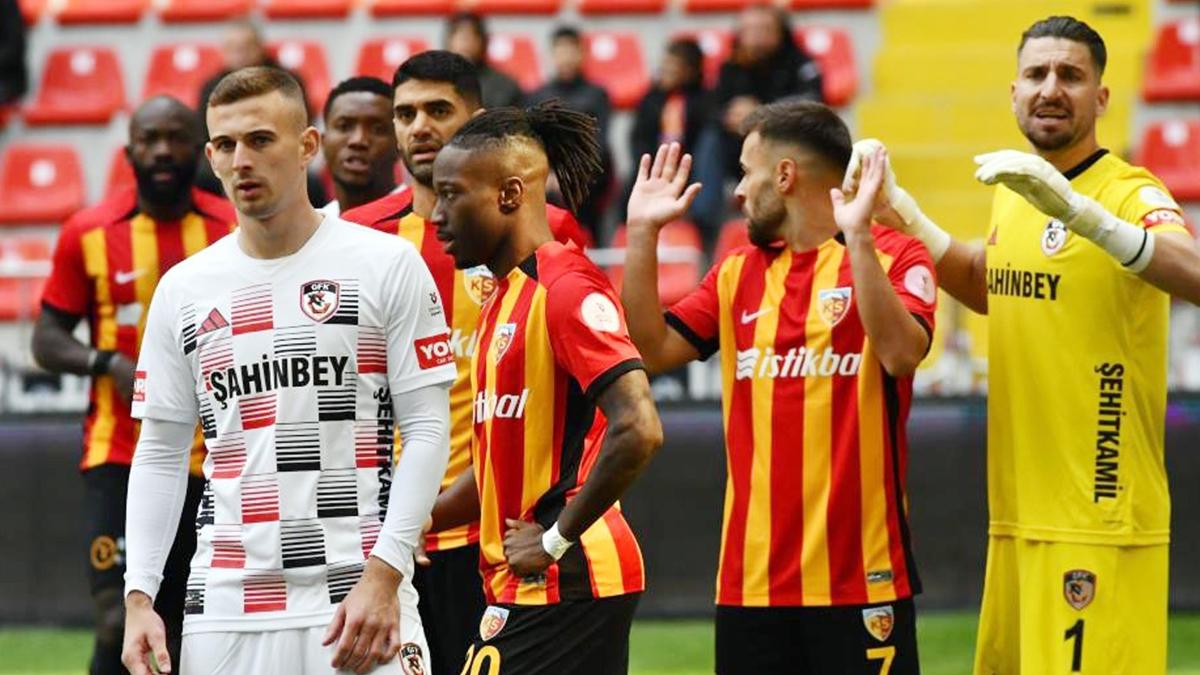 Kayserispor ligdeki beraberlik saysn 5'e ykseltti 