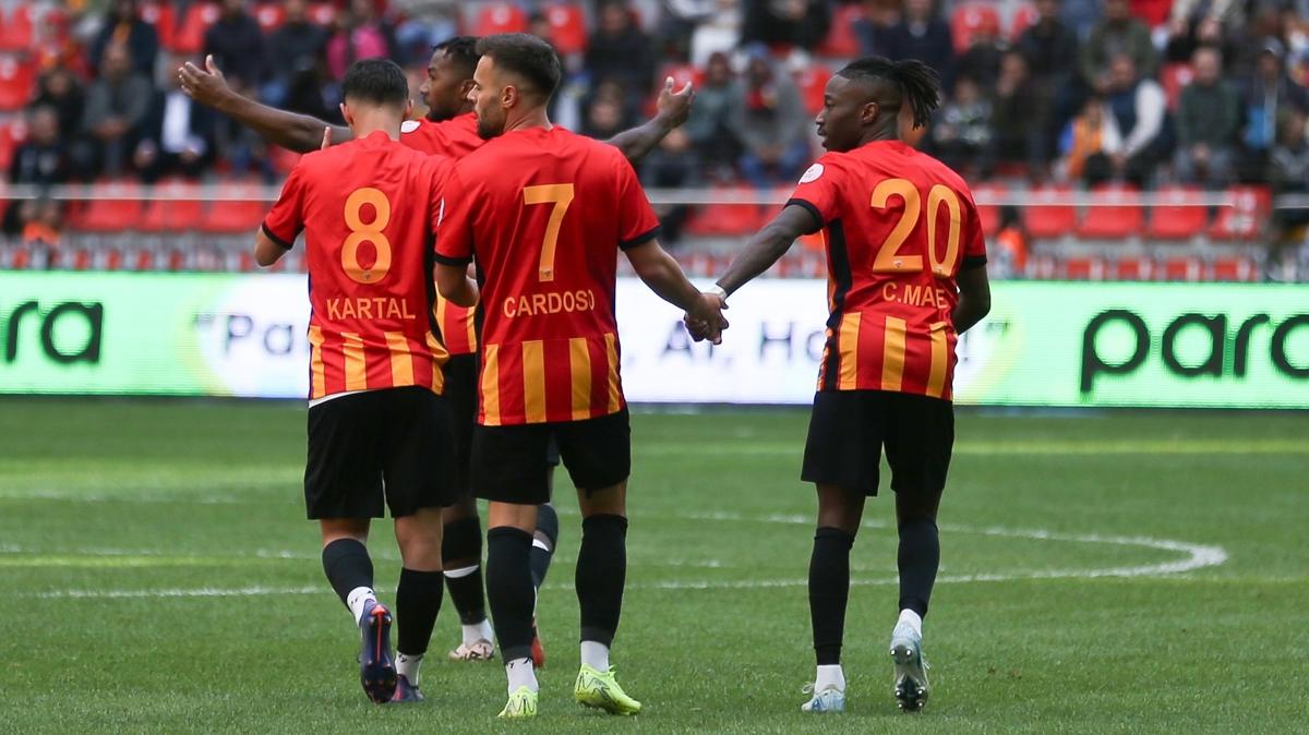 Kayserispor'un galibiyet hasreti 9 maa kt 