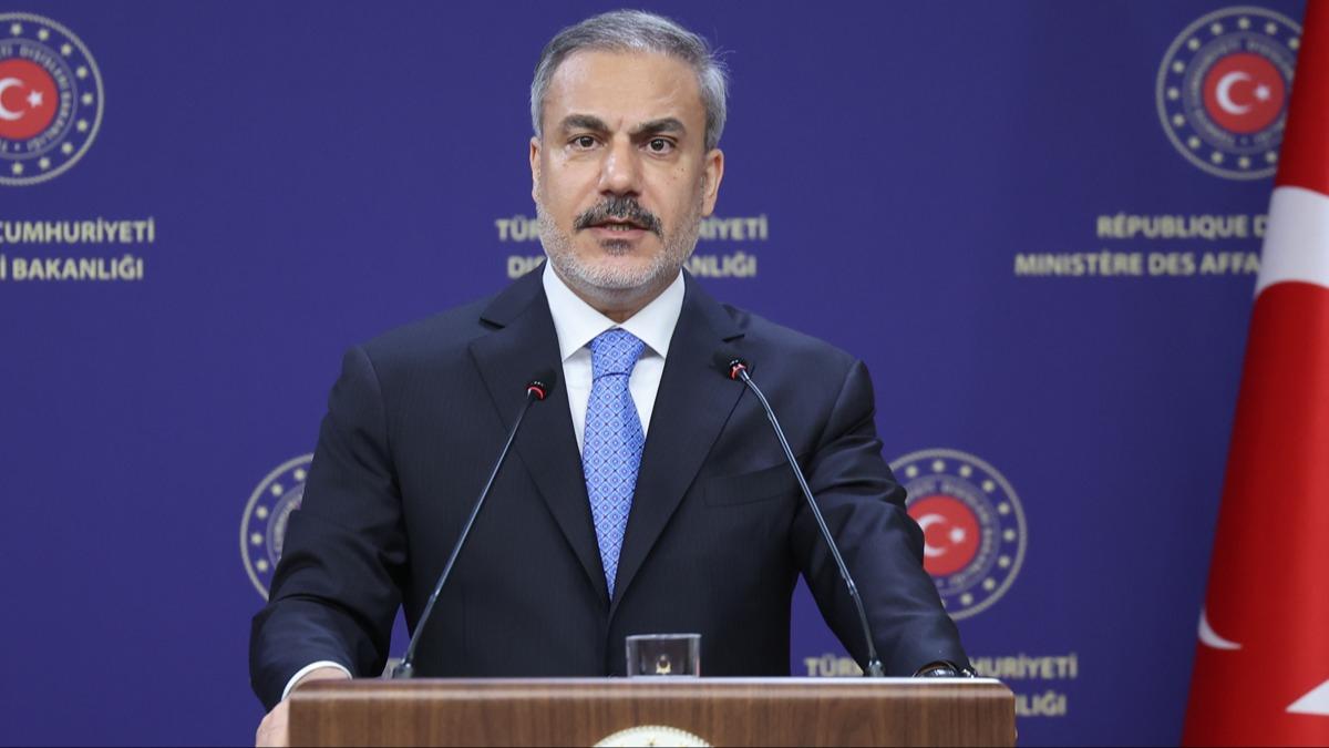 Dileri Bakan Fidan, Krgz mevkida ile telefonda grt 