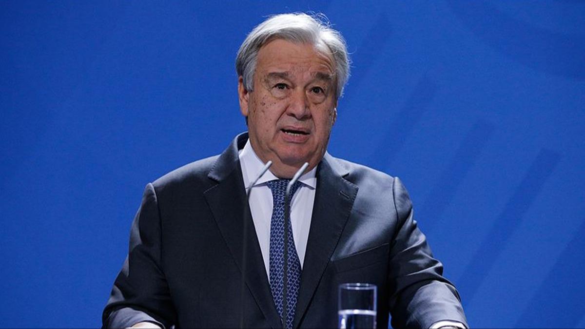 Guterres: Trk halk ve hkmetiyle dayanma iindeyiz