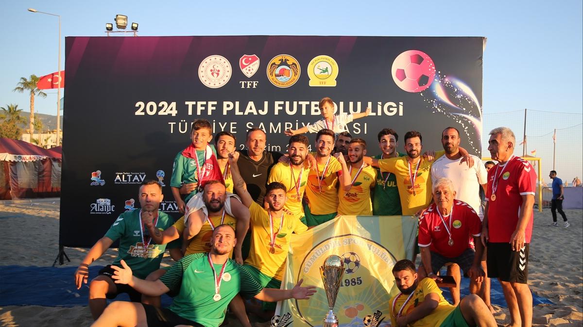 Plaj futbolunda ampiyon belli oldu
