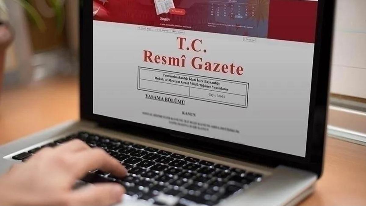 Tanklk, hakem ve gider avans tarifeleri Resmi Gazete'de yaymland
