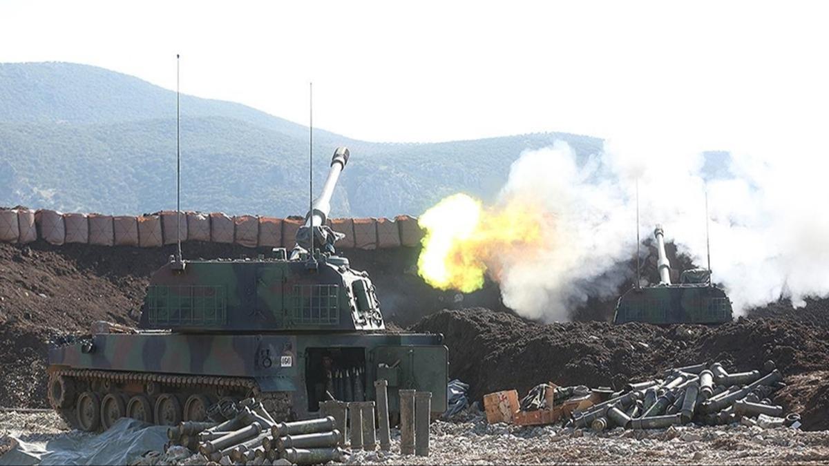 Mehmetik terrist temizliine ara vermiyor! PKK'ya Suriye'nin kuzeyinde ar darbe