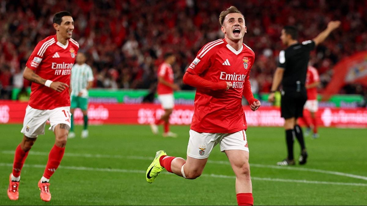 Kerem Aktrkolu maa damga vurdu! Benfica fii ilk yarda ekti