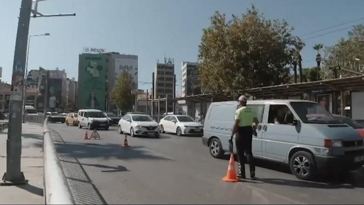 Yaklak 3 milyon araca trafik ve akar denetimi