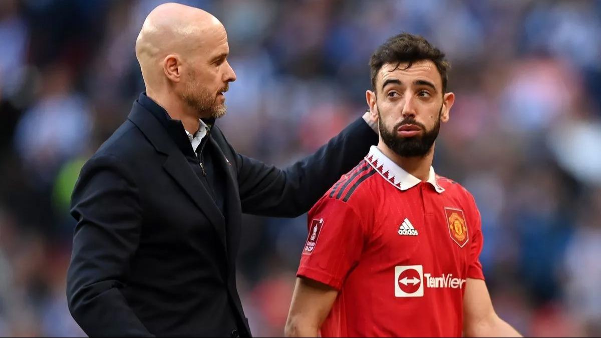 Bruno Fernandes'ten Erik ten Hag'a veda