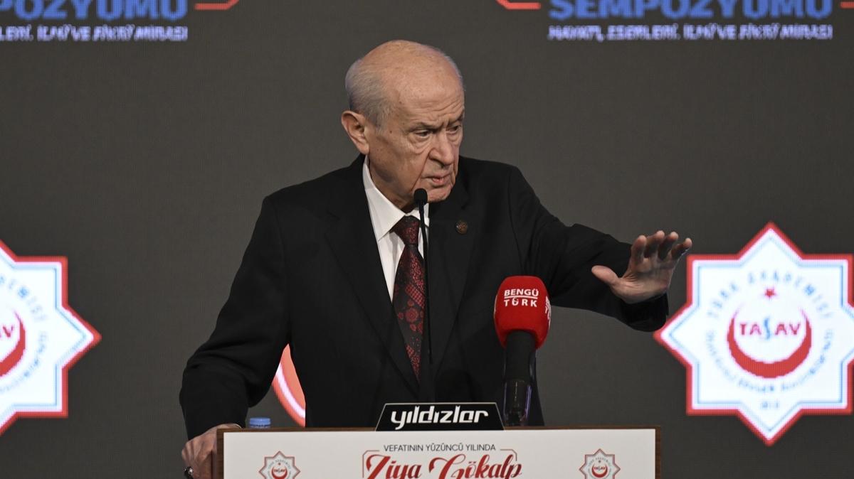 MHP Genel Bakan Baheli: Trkiye'nin Krt sorunu yoktur, asla da olmayacaktr