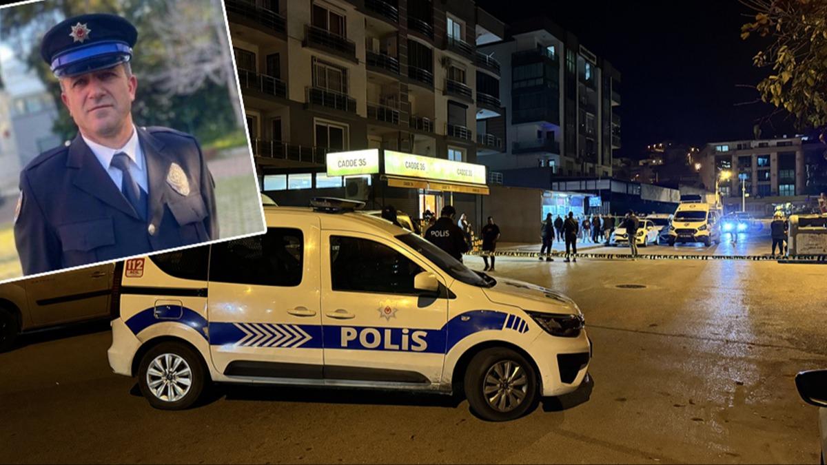 zmir'de silahl kavga! Polis memuru hayatn kaybetti