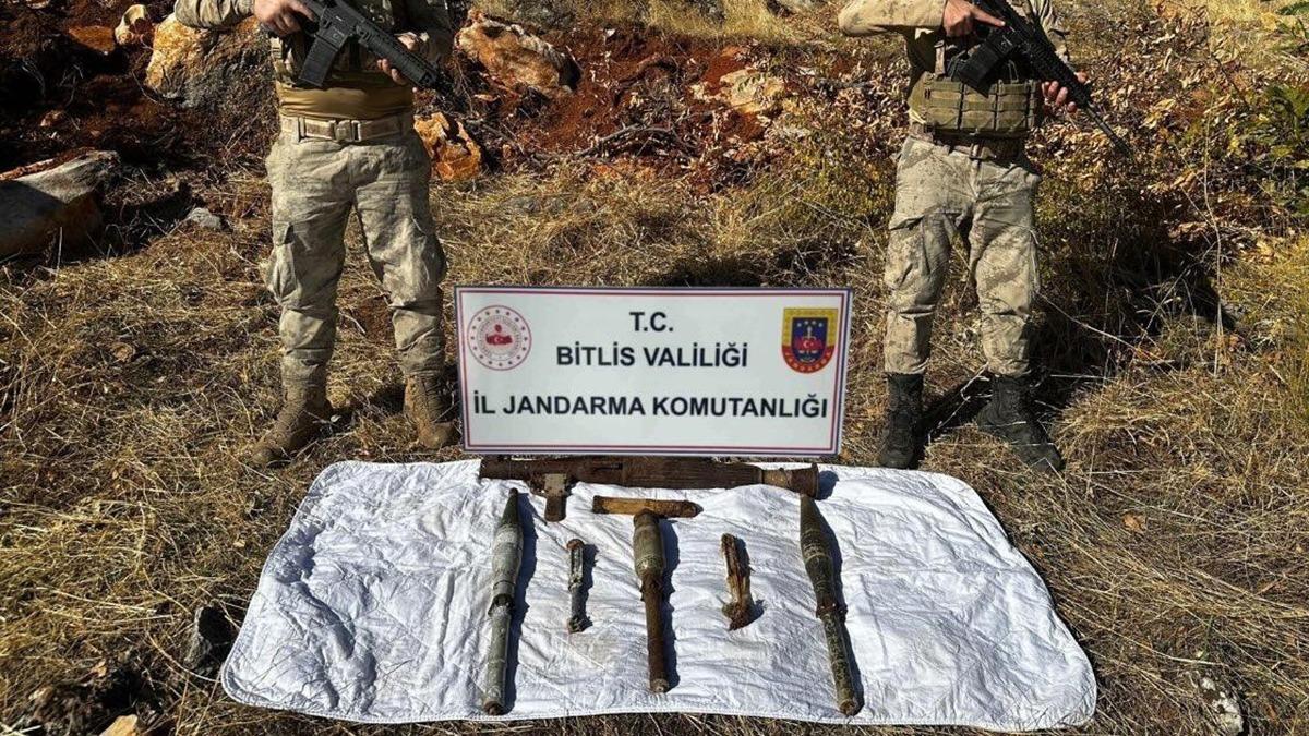 Bitlis'te patlayc dzenei, silah ve mhimmat ele geirildi