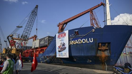 Trk STK'lar 'Lbnan iin hemen' dedi! 1000 tonluk yardm malzemesi ulat