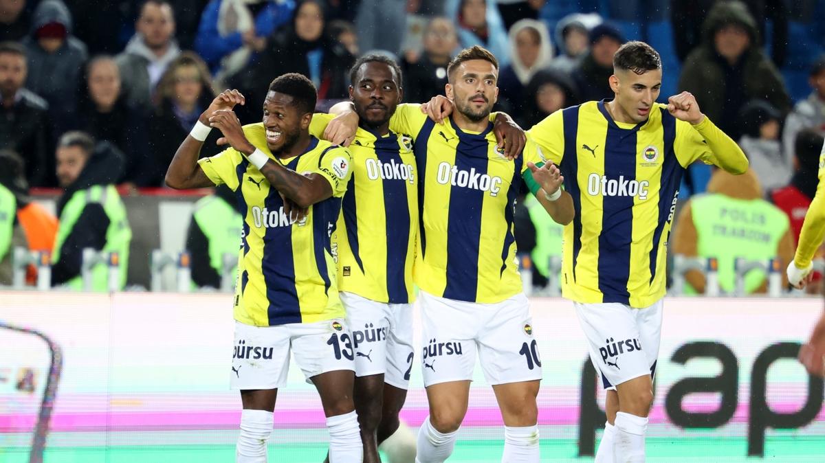 MA SONUCU: Trabzonspor 2-3 Fenerbahe