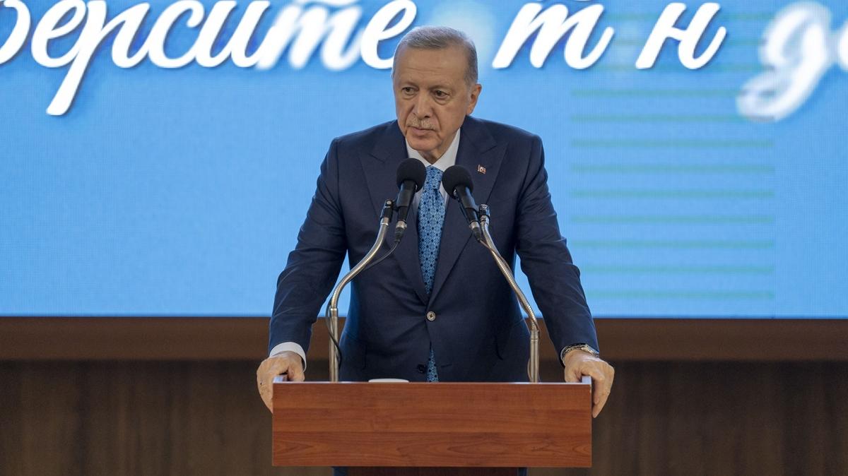 Bakan Erdoan: Trkiye-Krgzistan kardelii her geen gn gleniyor