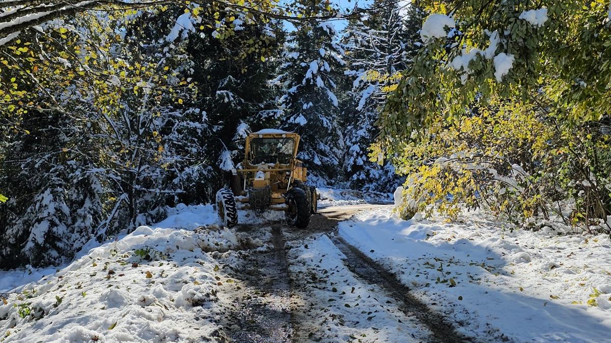Artvin'de kar ya hayat olumsuz etkiliyor 