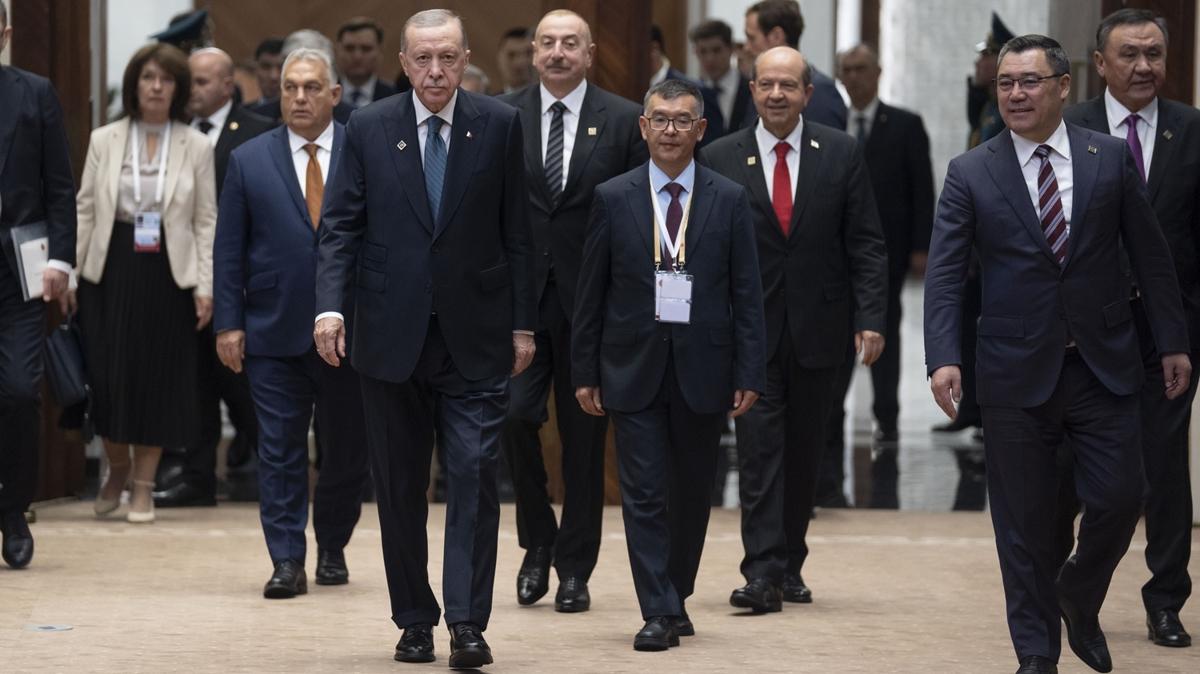 Cumhurbakan Erdoan Budapete'ye gitti
