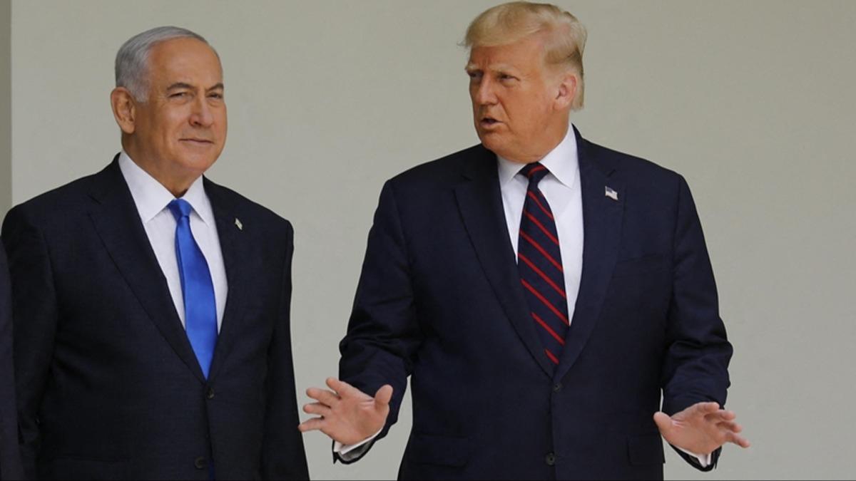 Netanyahu ve Trump tebrik telefonunda ran' grt