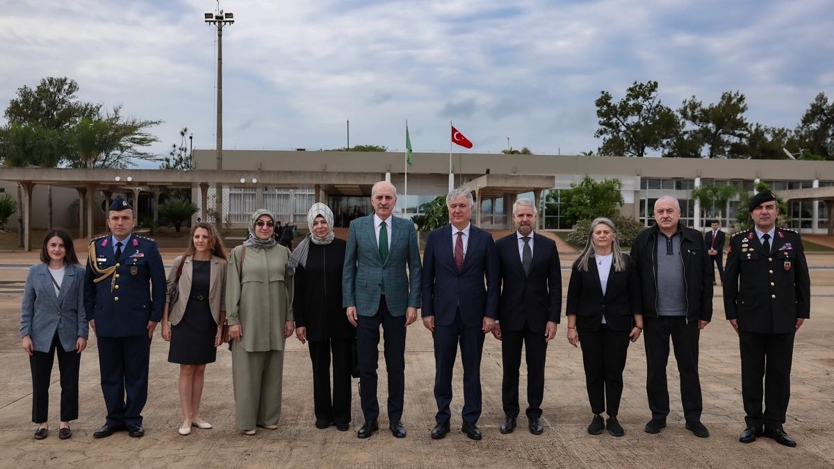 TBMM Bakan Kurtulmu, P20'ye katlmak iin Brezilya'da