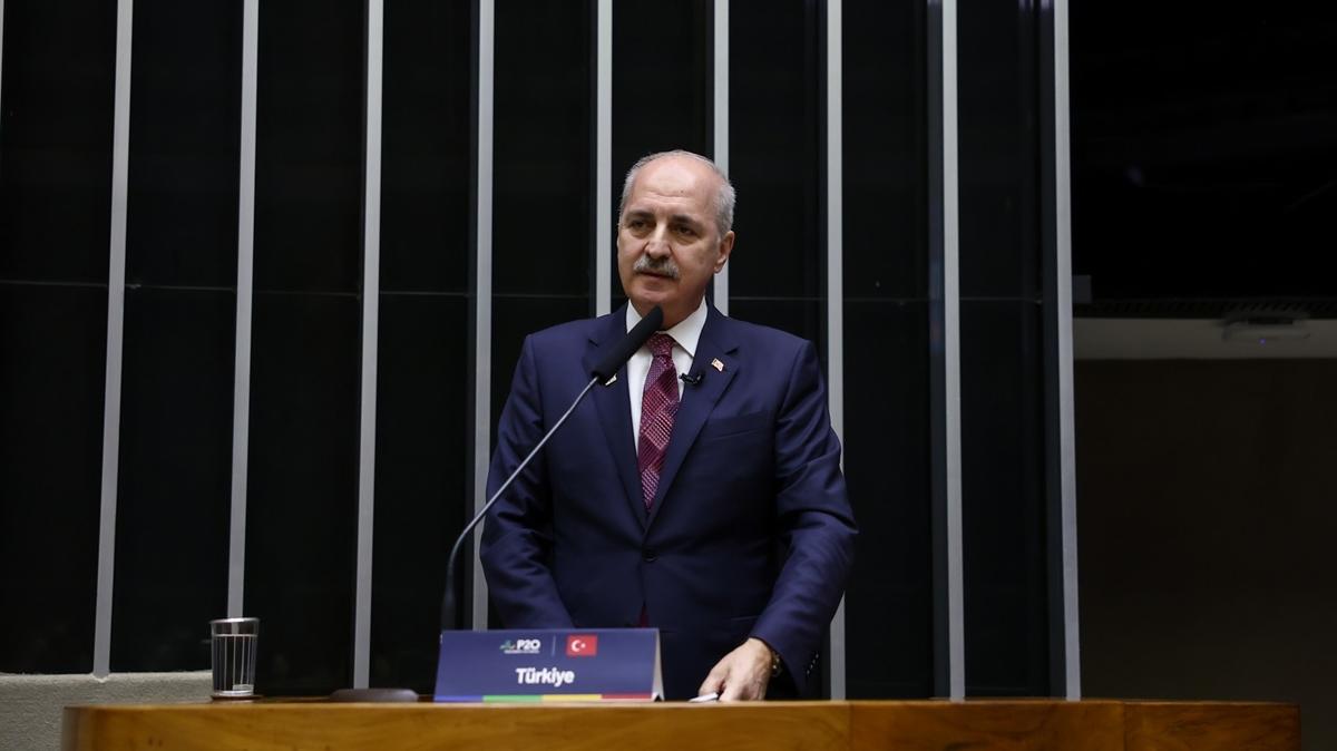 TBMM Bakan Kurtulmu: srail'in BM yelii askya alnmal