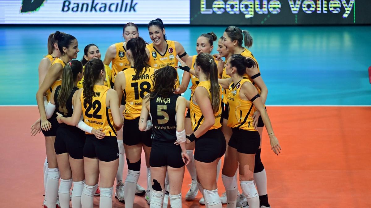 VakfBank, ampiyonlar Ligi'nde sezonu galibiyetle at 