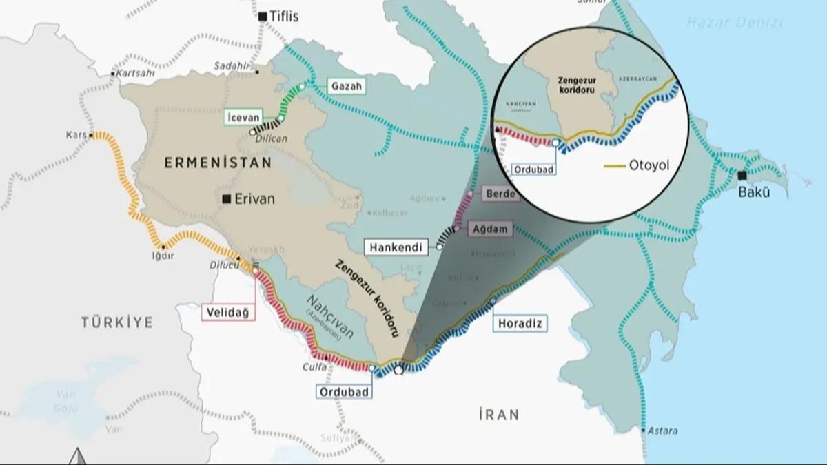 Bakan Uralolu: Zengezur yolu vastasyla Azerbaycan'a ve Bak'ye gidecek olan bir hatla ilgili alma yrtyoruz