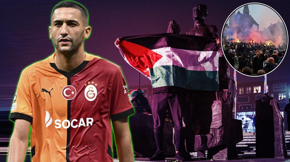 ''Kadnlar ve ocuklar olmaynca kayorlar'' Ziyech'ten srailli taraftarlara sert tepki! 