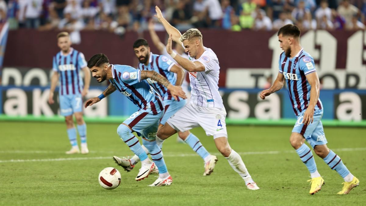 Trabzonspor ile Rizespor 45. randevuda