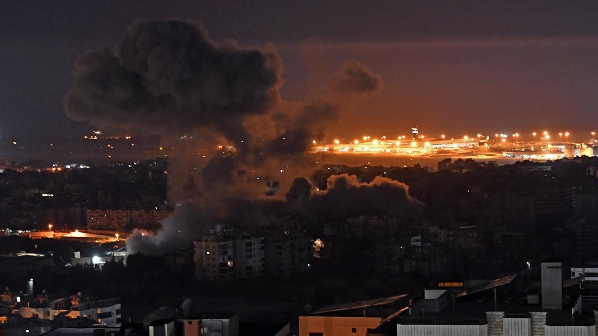 srail'den Beyrut'un gneyine hava saldrs