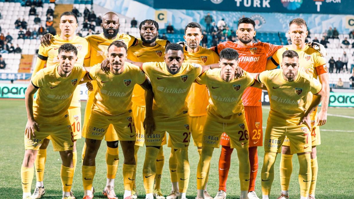 Kayserispor ligde 2. kez kazand