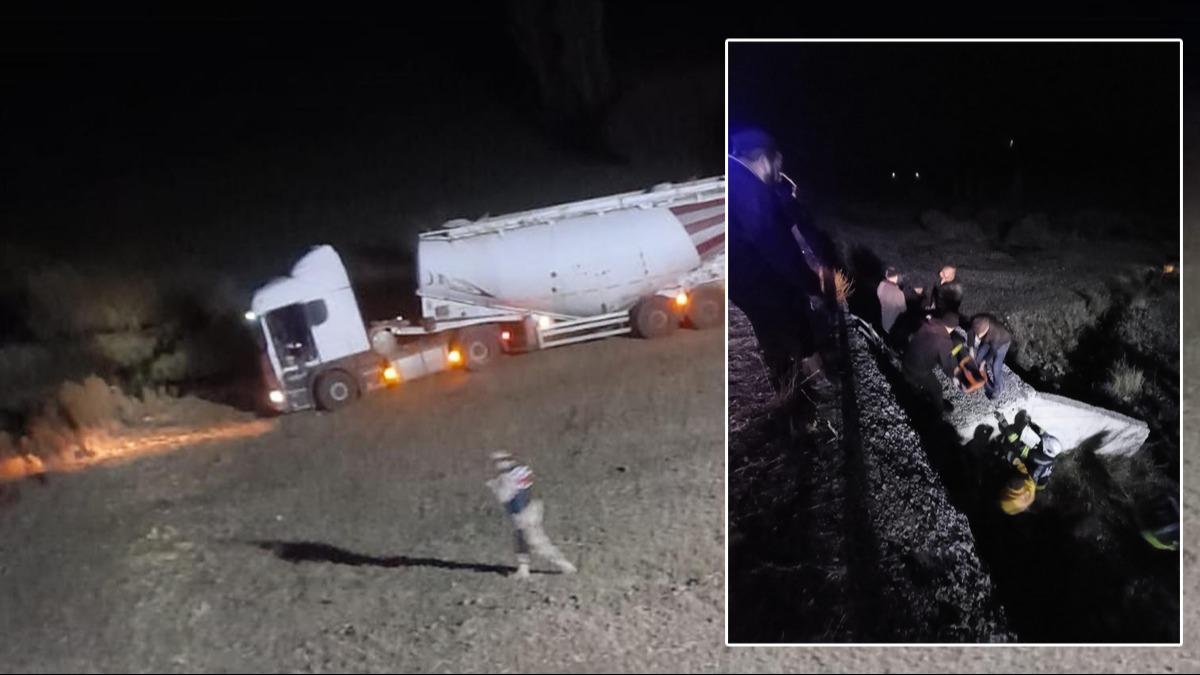 Erzurum'da TIR kazas: Src hayatn kaybetti, 2 kii yaraland