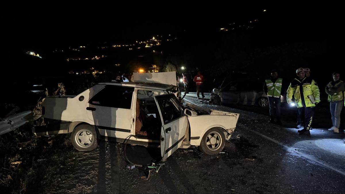 Rize'de zincirleme trafik kazasnda 2 kii ld, 8 kii yaraland