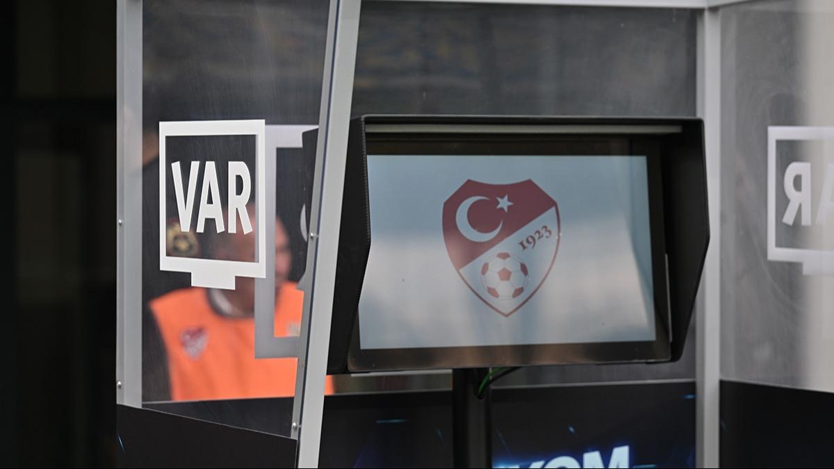 TFF aklad! te Sper Lig'de gnn VAR hakemleri