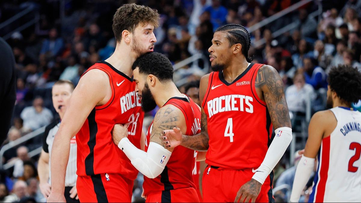 Alperen engn'den bir double-double daha! Houston Rockets' galibiyete tad