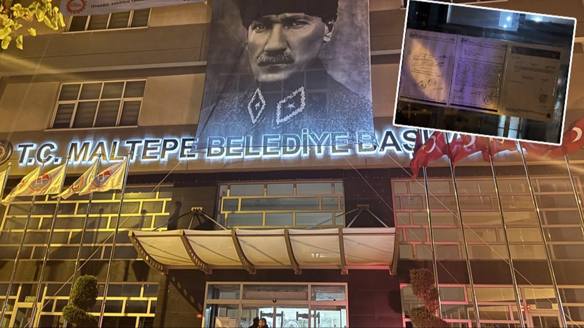 Maltepe Belediyesi'nde kriz! Karar kapya asld