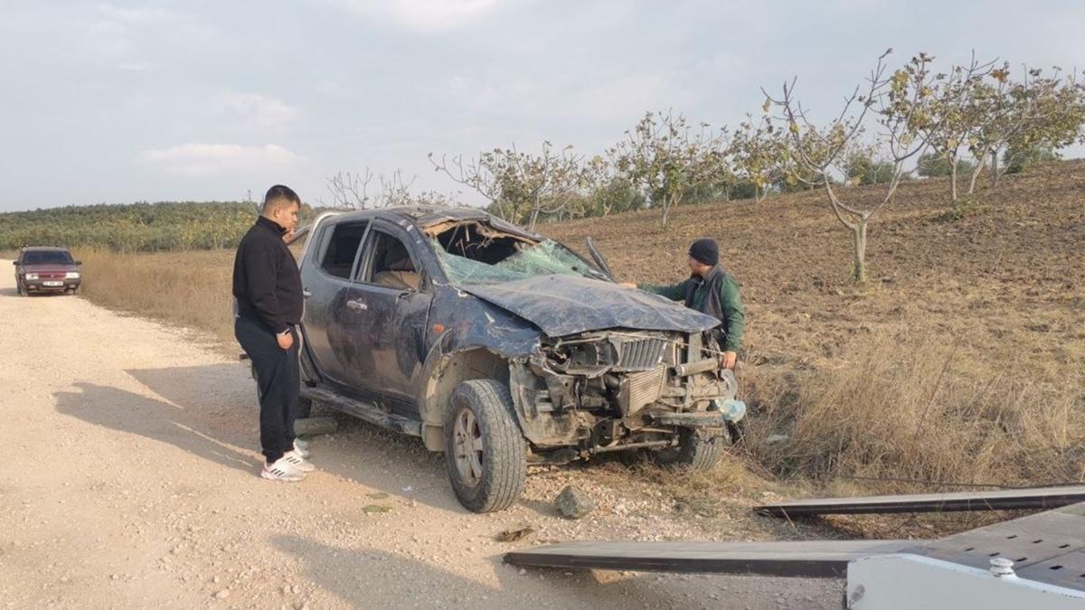 Bursa'da feci kaza! ileri tayan kamyon takla att: l ve yarallar var