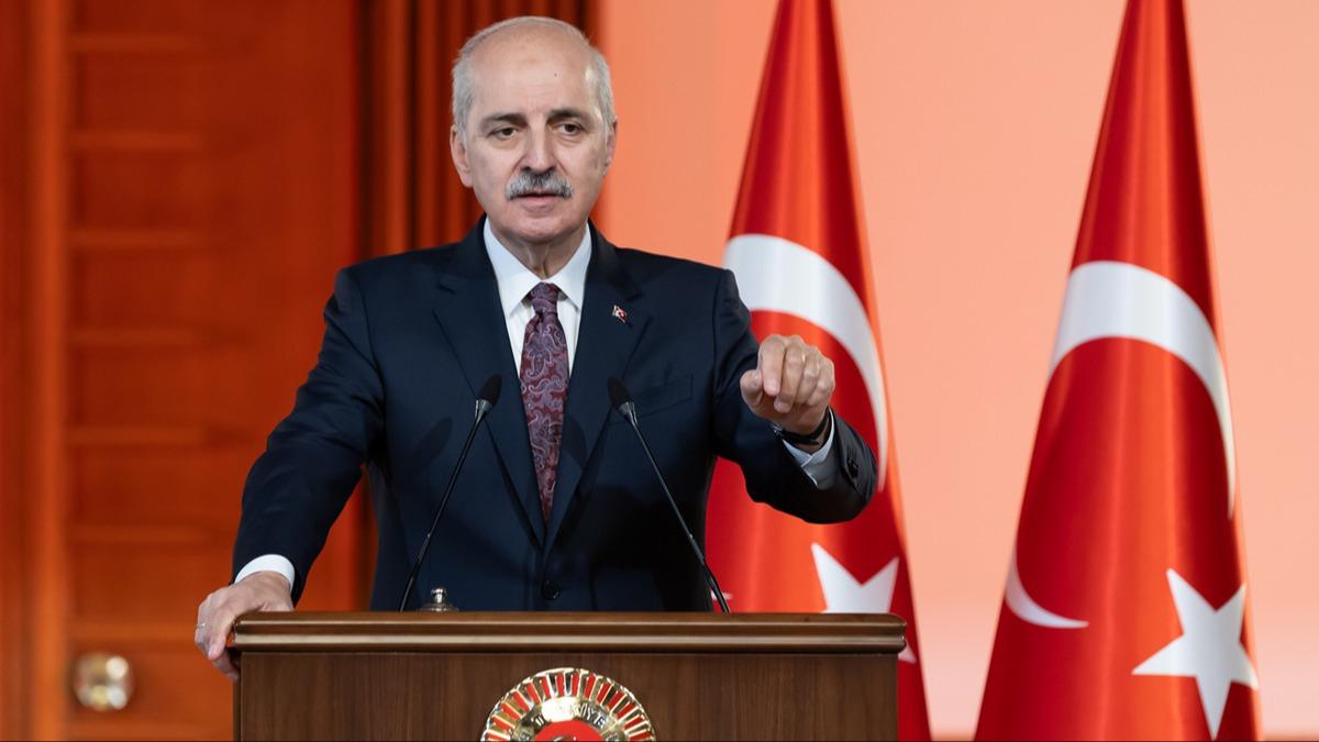 TBMM Bakan Kurtulmu'tan ''srail'' ars! Atlmas gereken admlar sralad